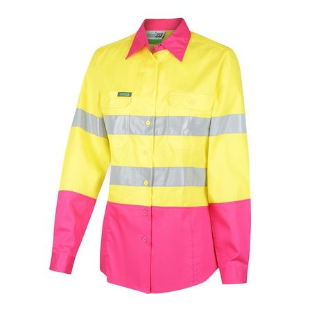 Workit Hi Vis Womens 2 Tone Lightweight Taped Shirt (2012)
