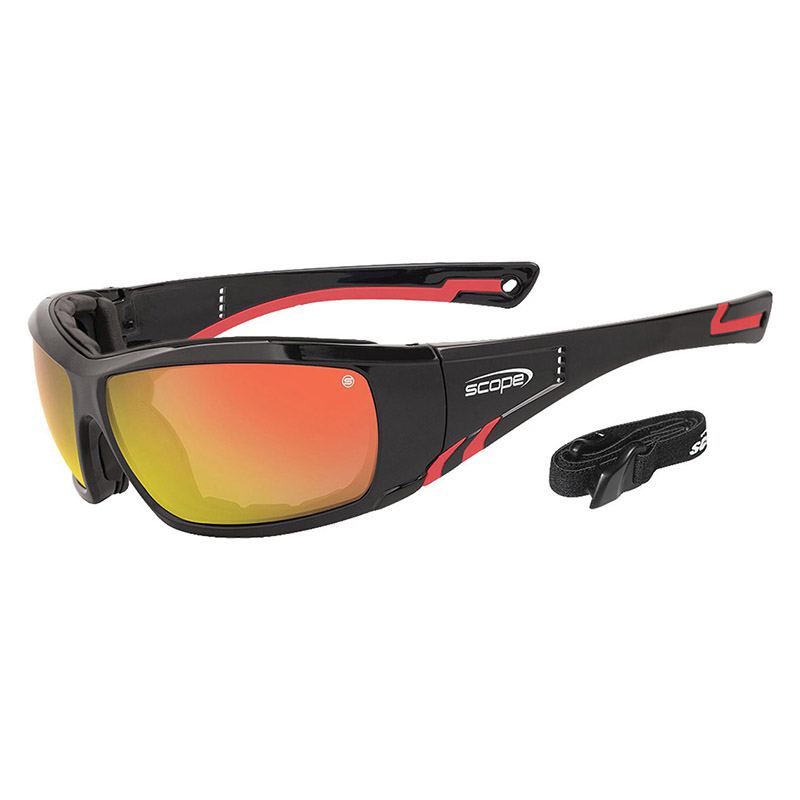 Scope Optics Jet Stream Red Mirror Lens Inc Gasket + Strap (780RM)