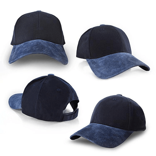 Grace Collection Heavy Brushed Cotton Suede Peak Cap-(AH010/HE010 )