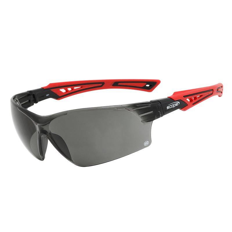 Scope Optics Bionix Red/Black Temple Titanium AF/AS Smoke Lens (Pack of 10) (860RS)