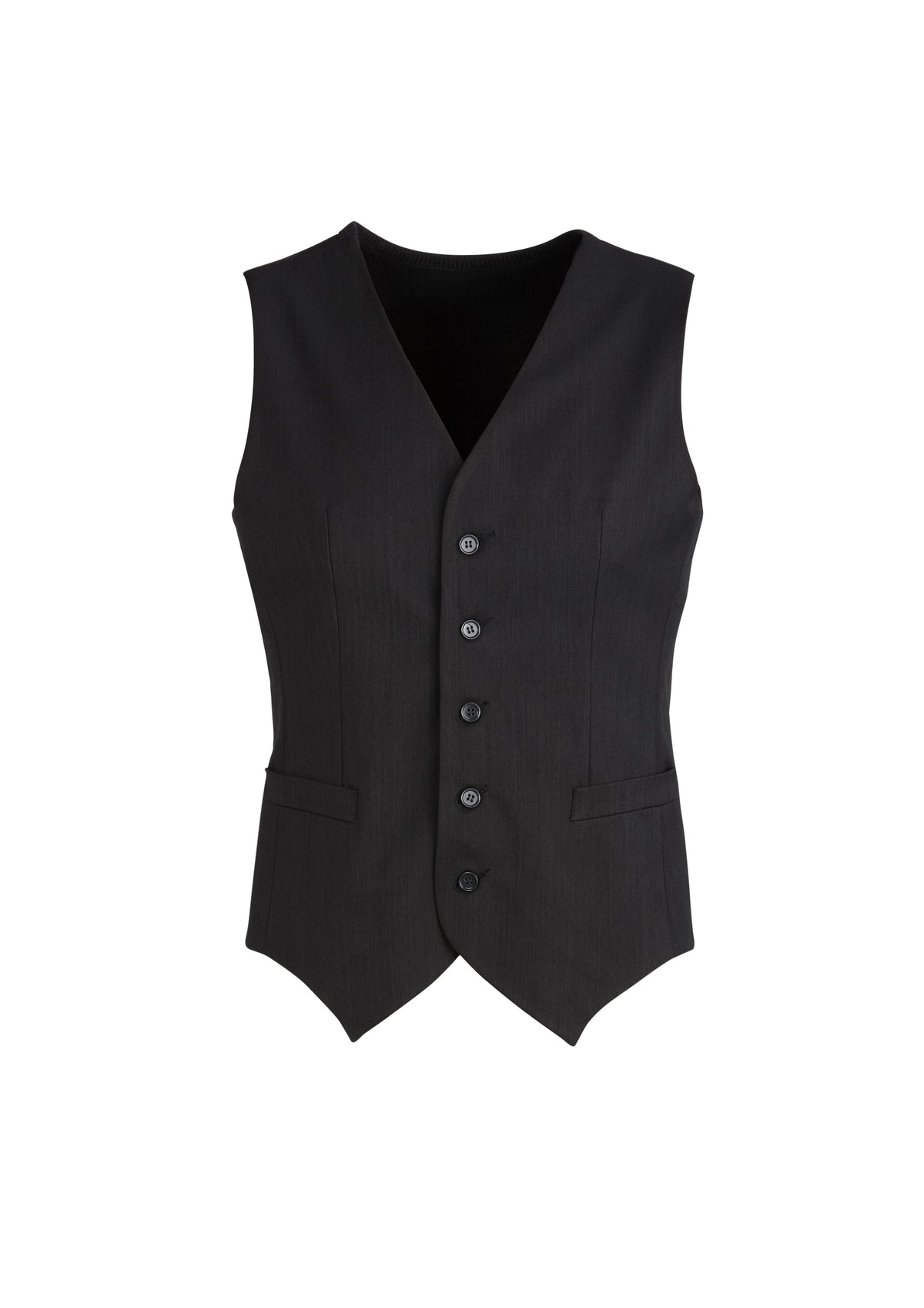 Biz Corporates Mens Cool Stretch Peaked Vest with Knitted Back (90111)-Clearance