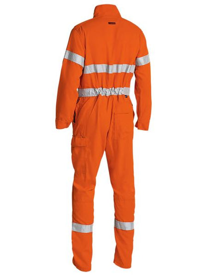 Bisley Tencate Tecasafe Taped Hi Vis FR Lightweight Engineered Coverall (BC8185T)-Clearance