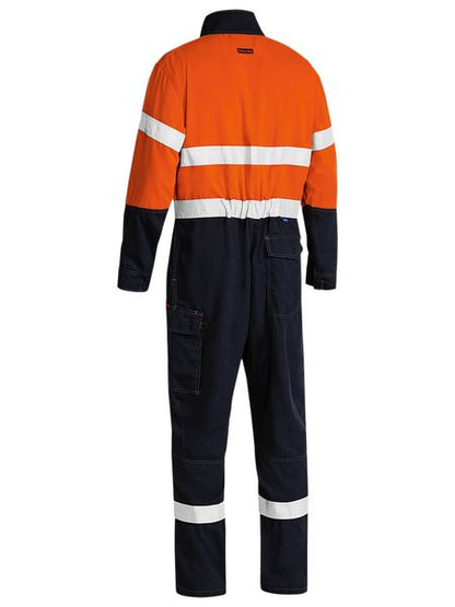 Bisley Tencate Tecasafe Plus Taped 2 Tone Hi Vis Fr Lightweight Engineered Coverall (BC8186T)-Clearance