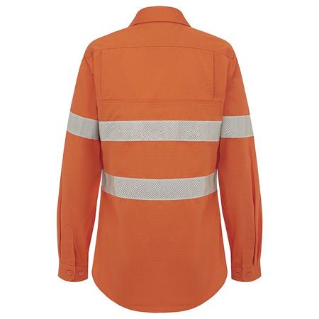 Workit Hi Vis Womens 2 Tone Lightweight Ripstop Breathable Taped Shirt (2022B)