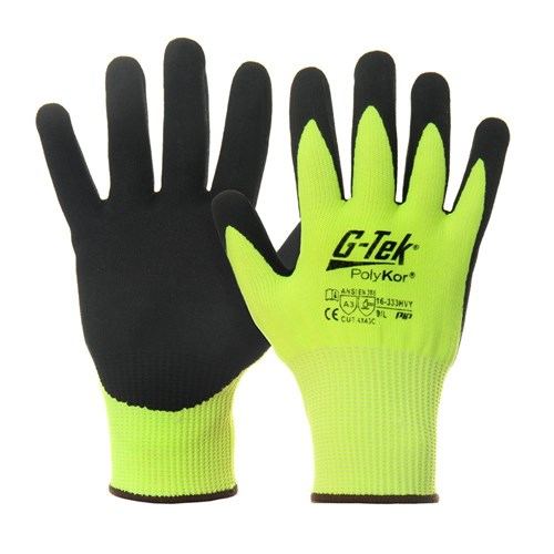 PIP G-Tek Polykor Cut C Hi Vis Glove (16-333HVY)