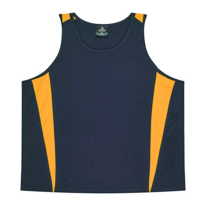 Aussie Pacific Eureka mens singlet 1st ( 14 Colour )-(1104)