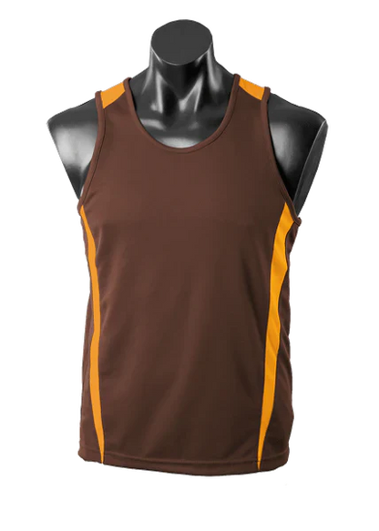 Aussie Pacific Eureka mens singlet 1st ( 14 Colour )-(1104)