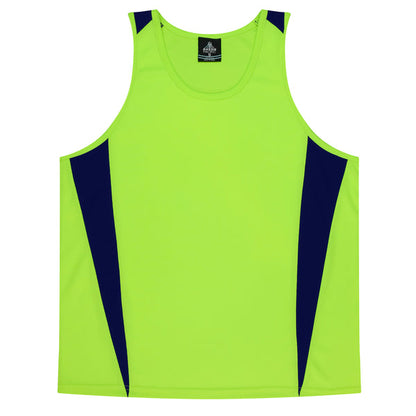 Aussie Pacific Eureka mens singlet 1st ( 14 Colour )-(1104)