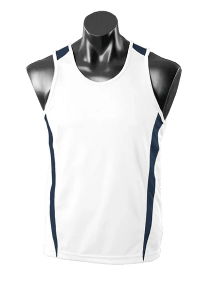 Aussie Pacific Eureka mens singlet 1st ( 14 Colour )-(1104)