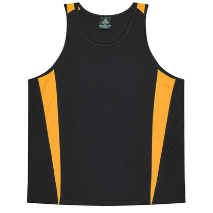 Aussie Pacific Eureka mens singlet 1st ( 14 Colour )-(1104)