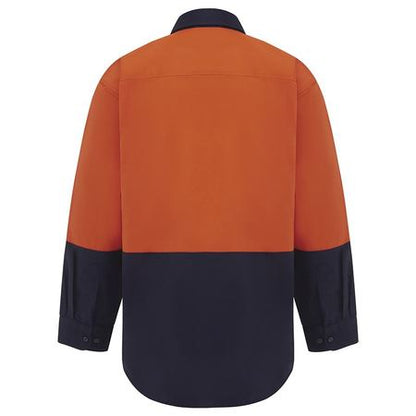 Workit Hi Vis 2 Tone Closed Front Regular Weight Taped Shirt (2003)