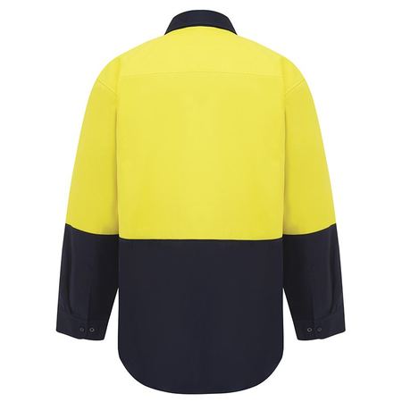 Workit Hi Vis 2 Tone Closed Front Regular Weight Taped Shirt (2003)