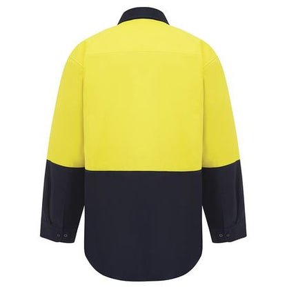 Workit Hi Vis 2 Tone Closed Front Regular Weight Taped Shirt (2003)