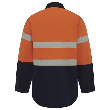 Workit Hi Vis 2 Tone Closed Front Regular Weight Taped Shirt (2005)
