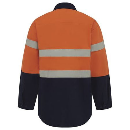 Workit Hi Vis 2 Tone Closed Front Regular Weight Taped Shirt (2005)