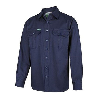Workit Regular Weight Long Sleeve Shirt Navy (2009)
