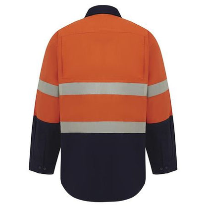 Workit Hi Vis Lightweight Long Sleeve Adjustable Cuff Taped Shirt (2013)