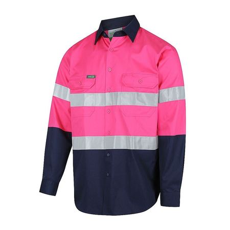 Workit Hi Vis Lightweight Long Sleeve Adjustable Cuff Taped Shirt (2013)