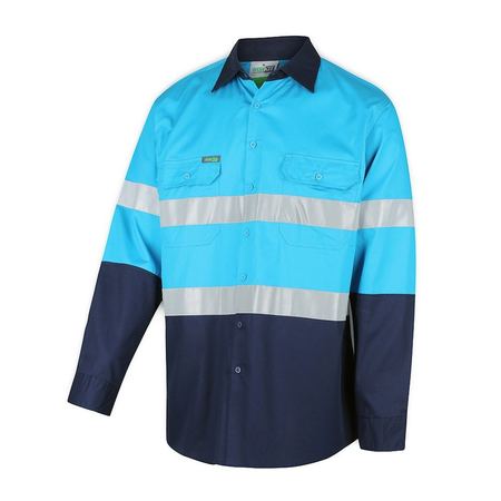 Workit Hi Vis Lightweight Long Sleeve Adjustable Cuff Taped Shirt (2013)