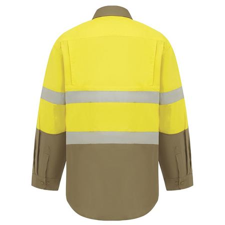 Workit Hi Vis Lightweight Long Sleeve Adjustable Cuff Taped Shirt (2013)