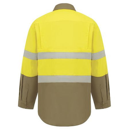 Workit Hi Vis Lightweight Long Sleeve Adjustable Cuff Taped Shirt (2013)