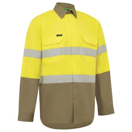 Workit Hi Vis Lightweight Long Sleeve Adjustable Cuff Taped Shirt (2013)