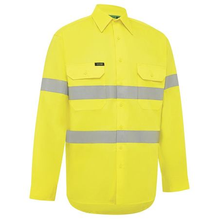 Workit Hi Vis Lightweight Long Sleeve Adjustable Cuff Taped Shirt (2013)