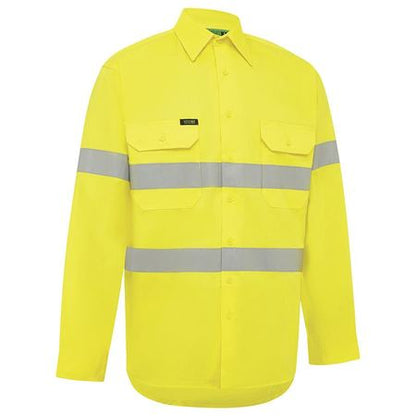 Workit Hi Vis Lightweight Long Sleeve Adjustable Cuff Taped Shirt (2013)