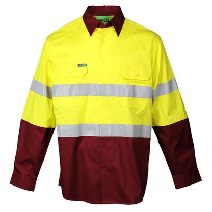 Workit Hi Vis Lightweight Long Sleeve Adjustable Cuff Taped Shirt (2013)