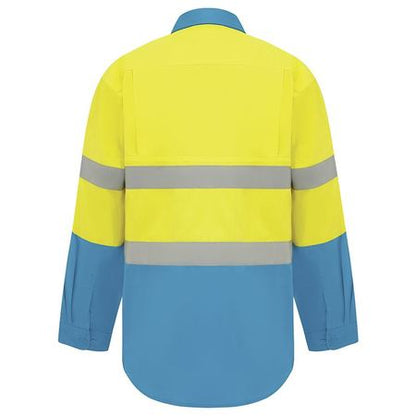 Workit Hi Vis Lightweight Long Sleeve Adjustable Cuff Taped Shirt (2013)