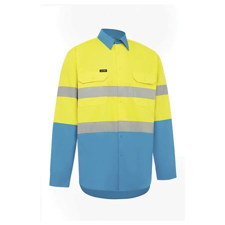 Workit Hi Vis Lightweight Long Sleeve Adjustable Cuff Taped Shirt (2013)