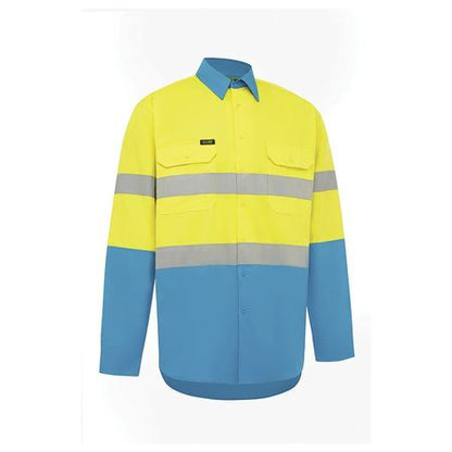 Workit Hi Vis Lightweight Long Sleeve Adjustable Cuff Taped Shirt (2013)