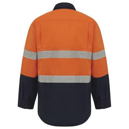 Workit Hi Vis 2 Tone Lightweight Ripstop Breathable Taped Shirt (2021B)