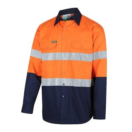 Workit Hi Vis 2 Tone Vented Regular Weight Taped Shirt (2024)