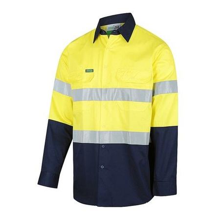 Workit Hi Vis 2 Tone Vented Regular Weight Taped Shirt (2024)