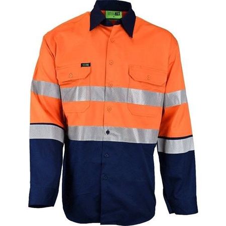 Workit Hi Vis Lightweight Long Sleeve Biomotion Taped Shirt (2031)