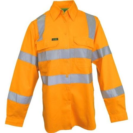 Workit Hi Vis Womens Lightweight VIC Rail Taped Shirt (2034)
