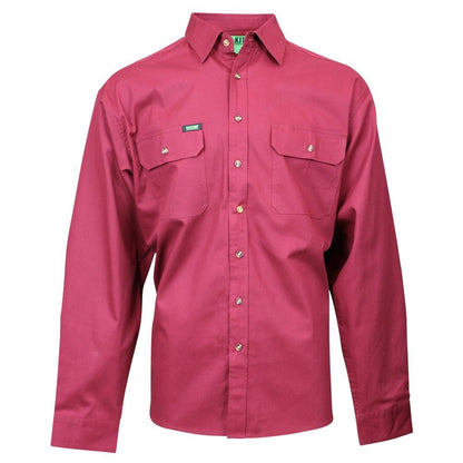 Workit Lightweight Full Button Shirt (2051)