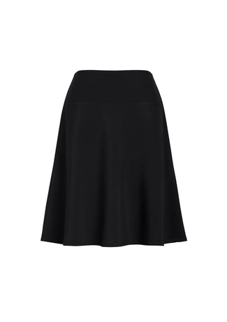Biz Corporate Womens Bandless Flared Skirt (20718)-Clearance
