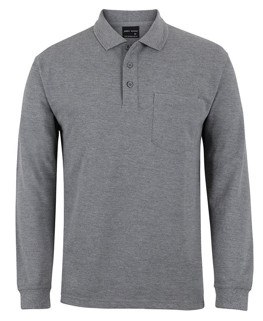 JB's L/S Pocket Polo - Adults (210PL)