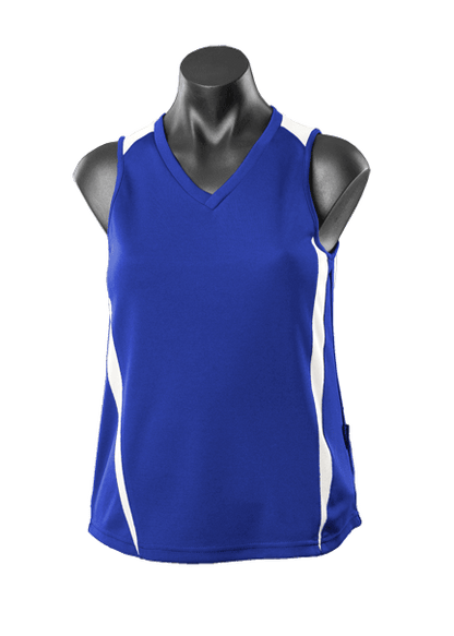 Aussie Pacific Eureka Ladies Singlets 2nd (10 Colour )-(2104)