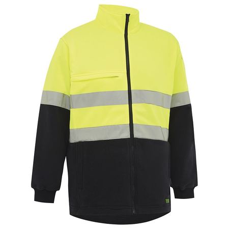 Workit Hi Vis 2 Tone Zip Through Taped Fleece Jumper (3007T)