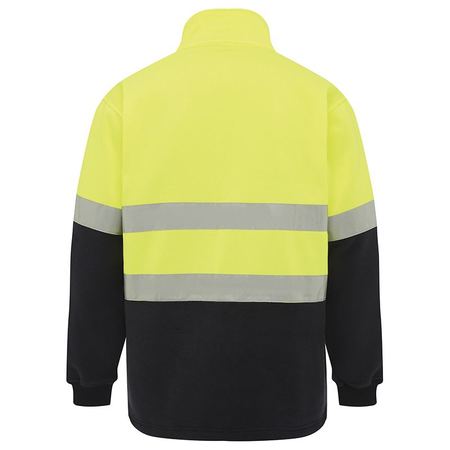 Workit Hi Vis 2 Tone Zip Through Taped Fleece Jumper (3007T)