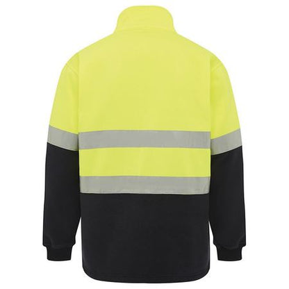Workit Hi Vis 2 Tone Zip Through Taped Fleece Jumper (3007T)