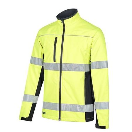 Workit Hi Vis Soft Shell 2 In 1 Biomotion Taped Jacket (3008)