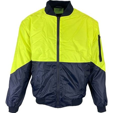 Workit Hi Vis 2 Tone Wet Weather Bomber Jacket (3009)