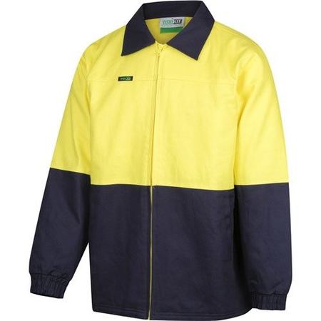 Workit Hi Vis 2 Tone Cotton Drill Jacket (3011)