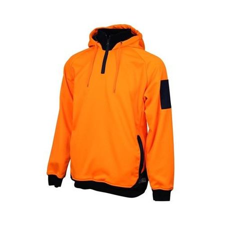 Workit Hi Vis 2 Tone 1/4 Zip Tech Fleece Hoodie (3012)