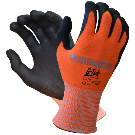 PIP G-Tek Superskin Hi Vis Orange Glove (34-326HVO)
