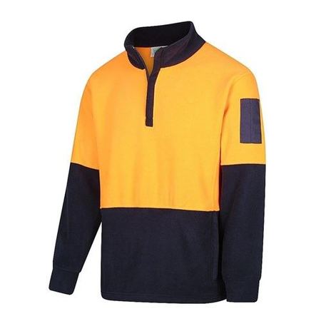 Workit Hi Vis 2 Tone 1/4 Zip Polar Fleece Jumper (3500)